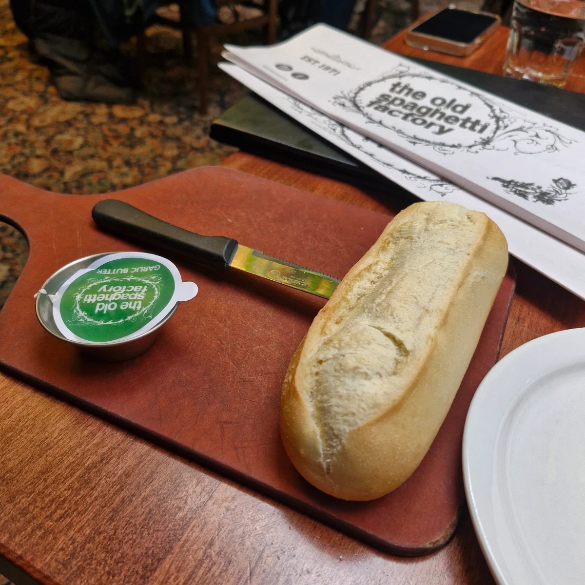 Bread with Garlic Butter, The Old Spaghetti Factory