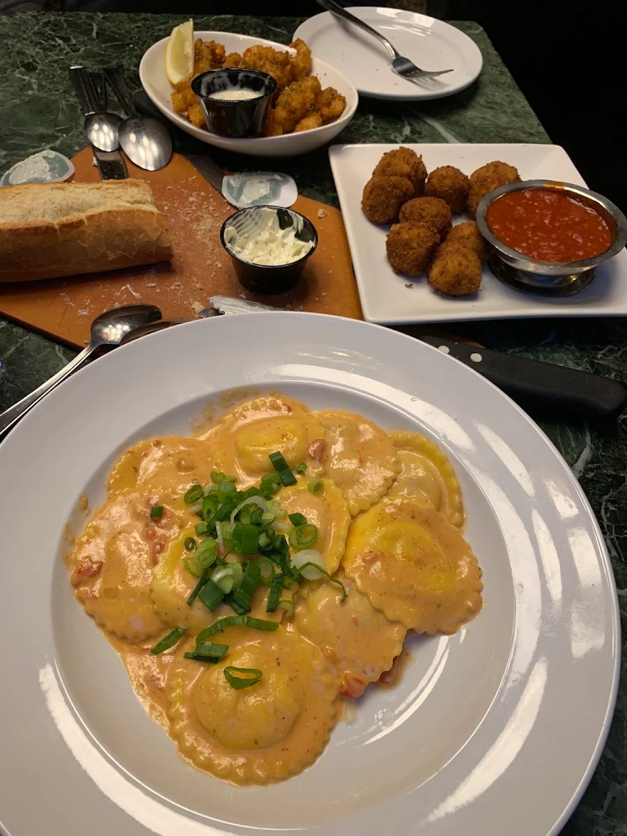 Goat Cheese Agnolotti, The Old Spaghetti Factory
