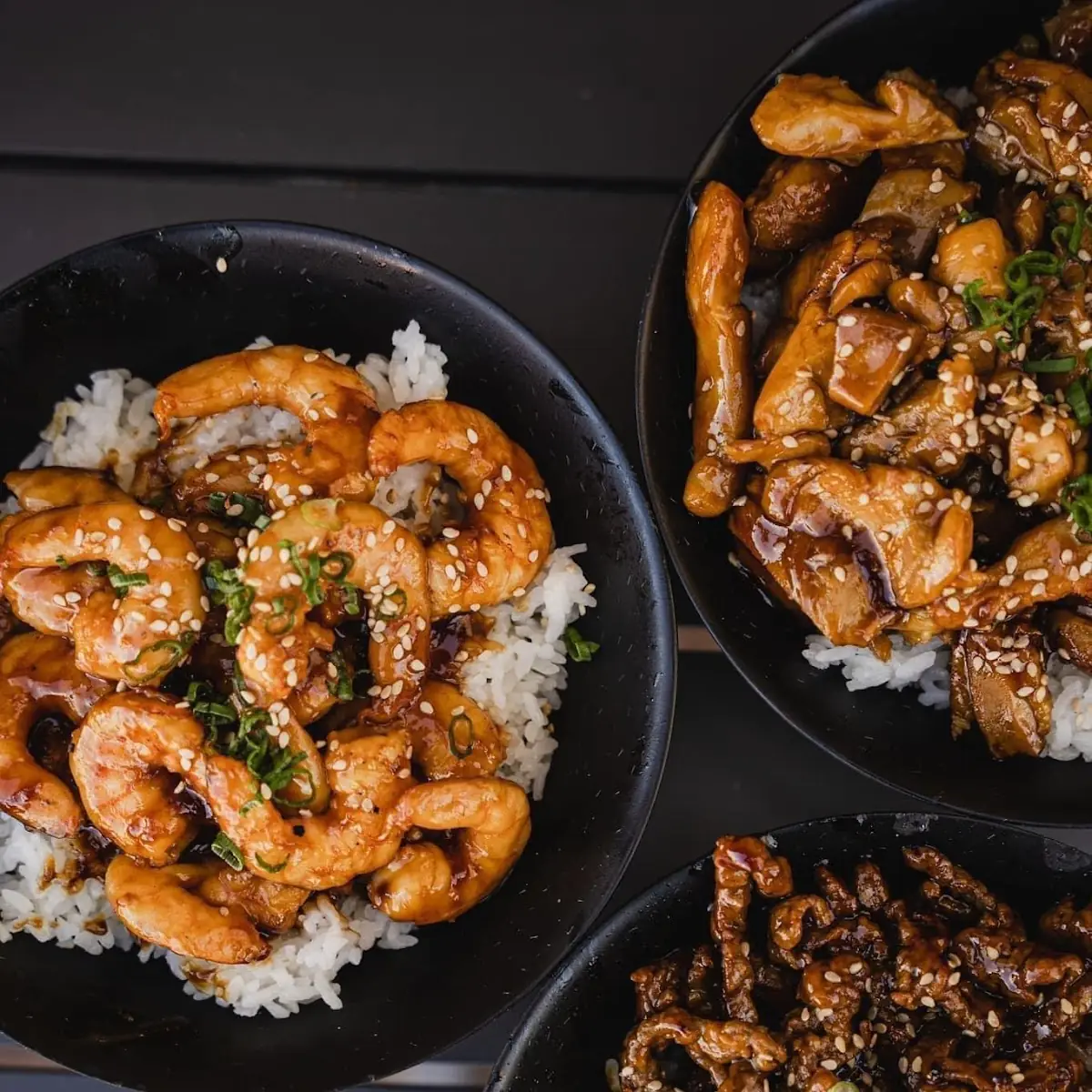 Teriyaki Shrimp Bowl