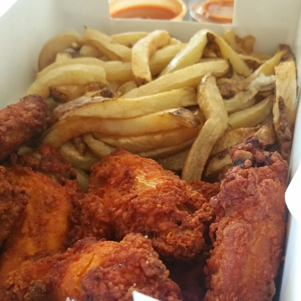 Hot Wings and Fries