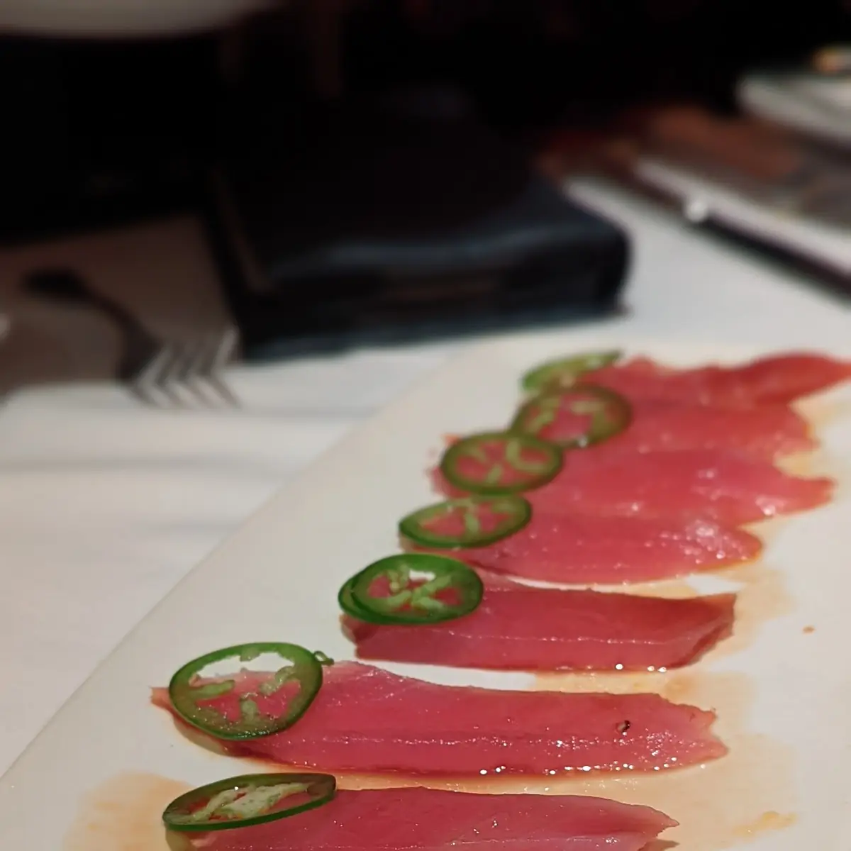 Ahi Tuna Sashimi Style