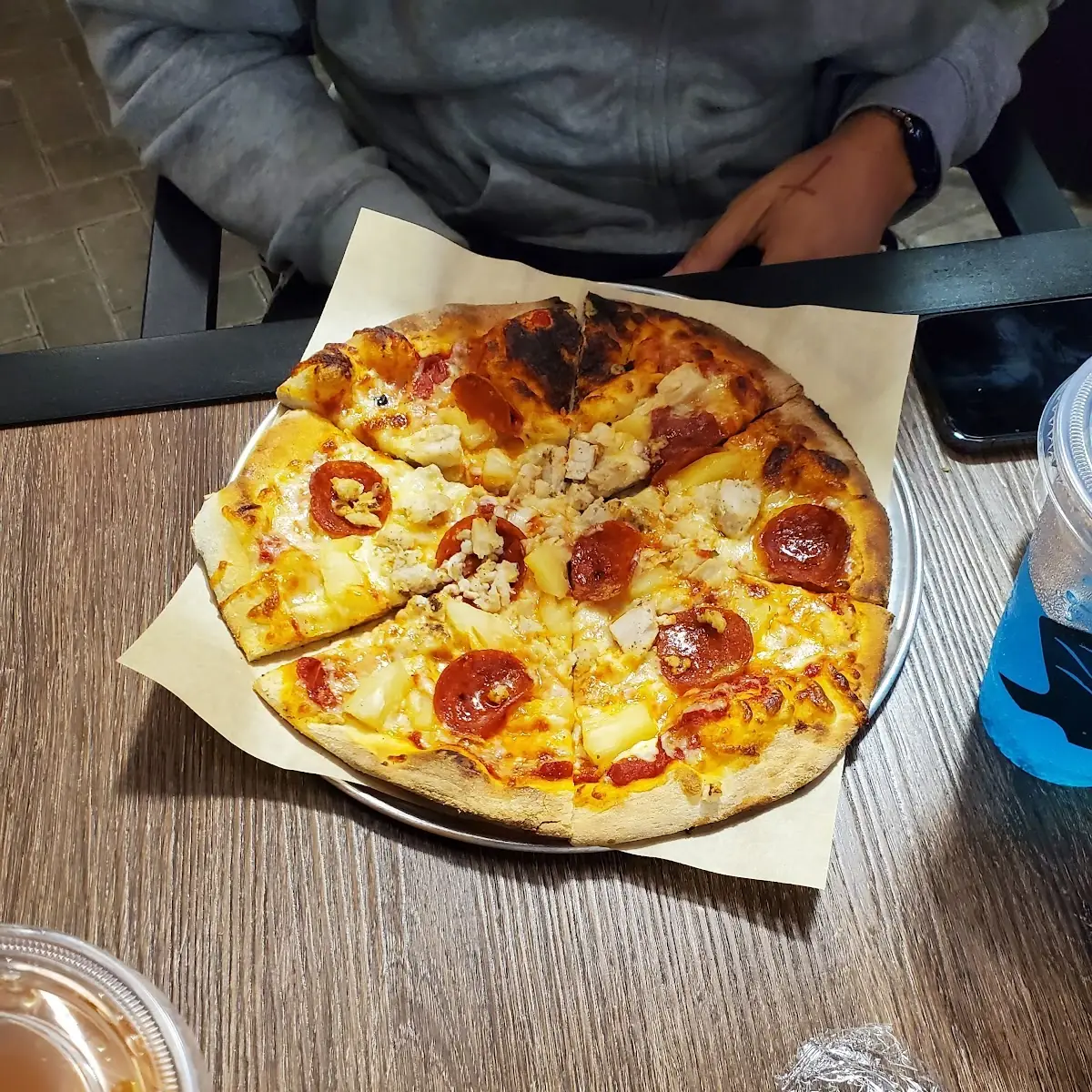 Spicy Italian Sausage Pepperoni Pizza