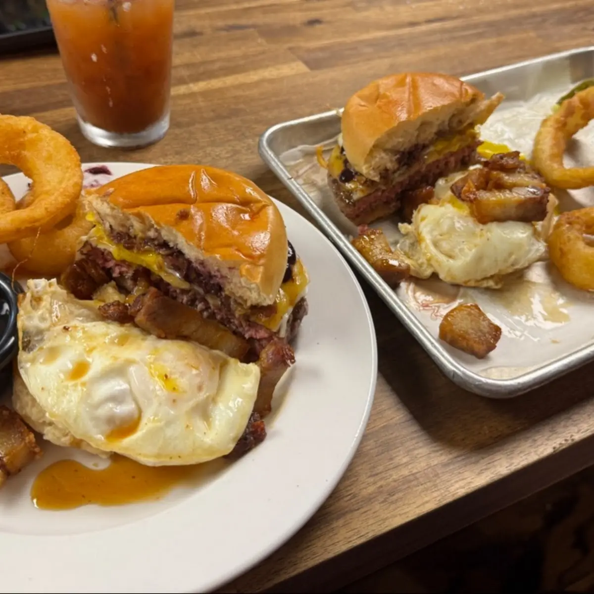 Bacon Pork Belly Burger