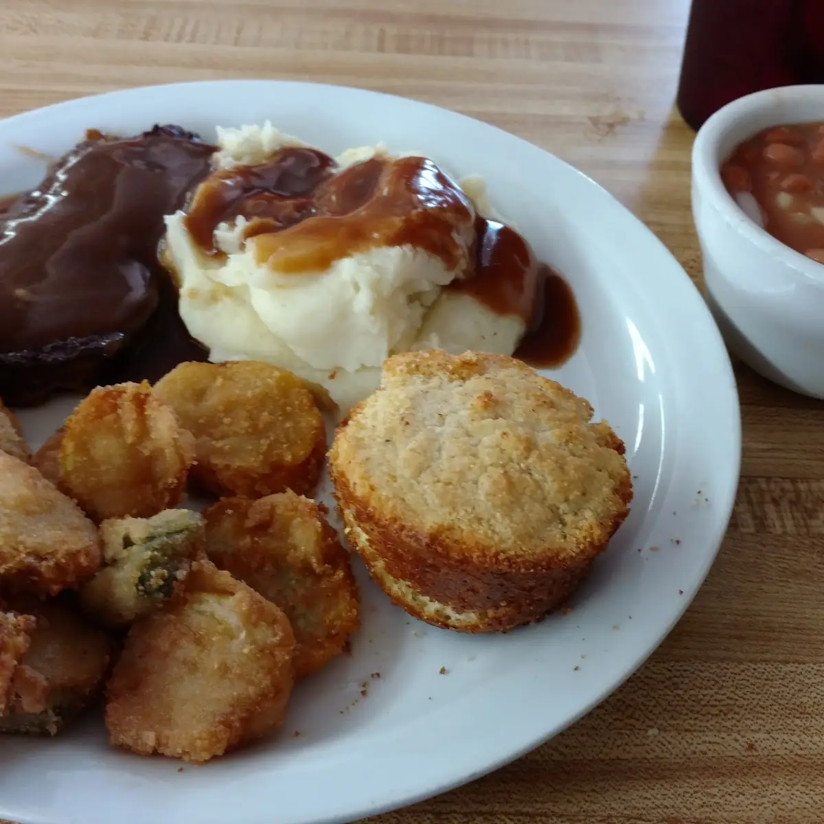 Salisbury Steak w Mashed Potatoes