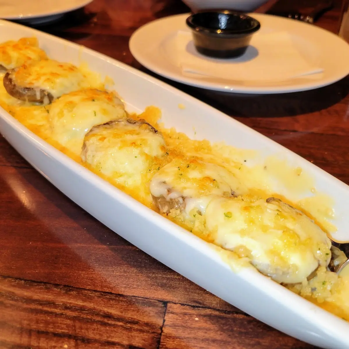 White Cheddar Stuffed Mushrooms