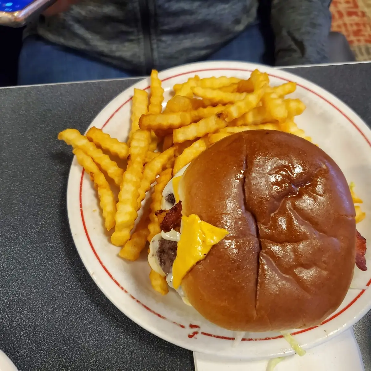 Burger and Fries