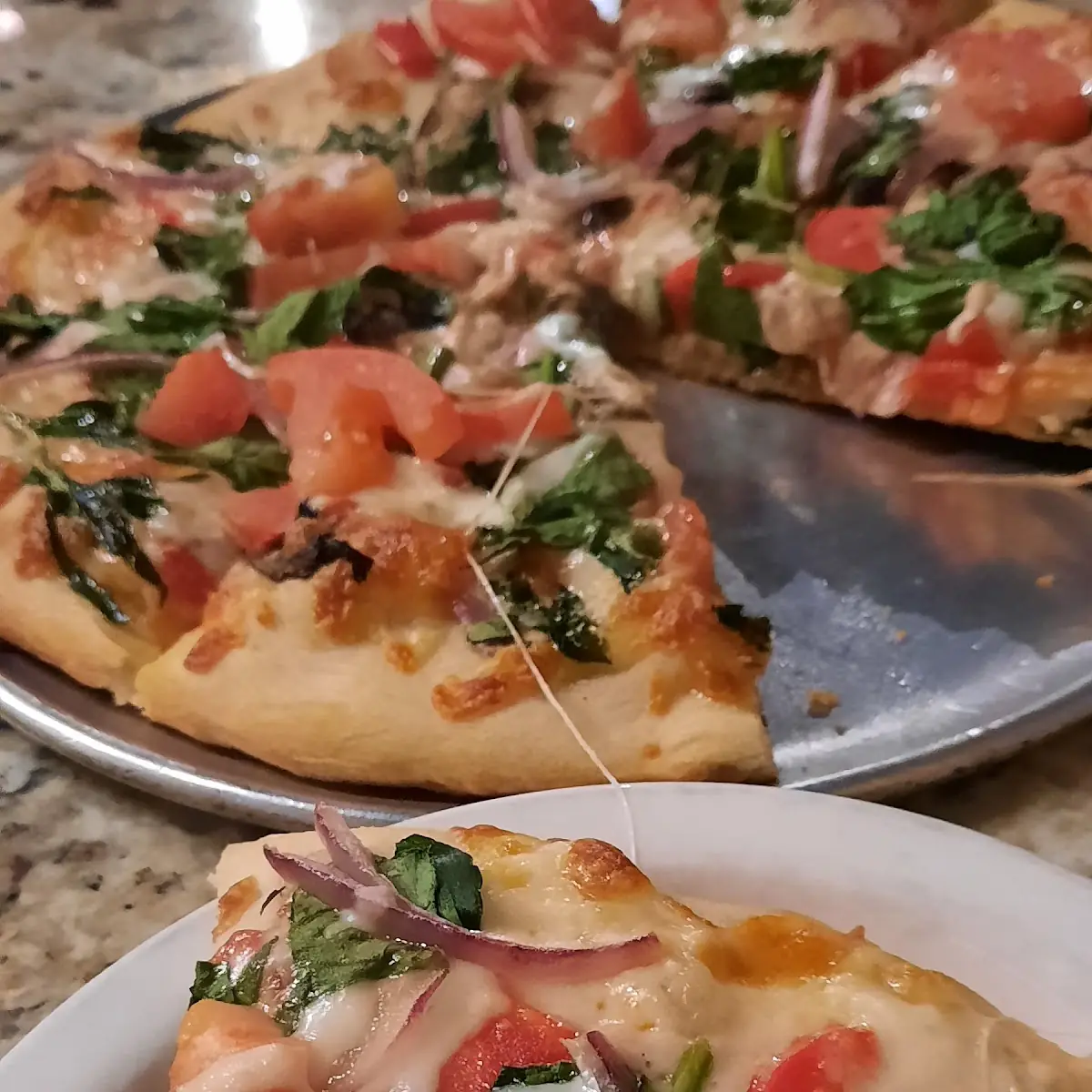 Spinach Pizza Margherita