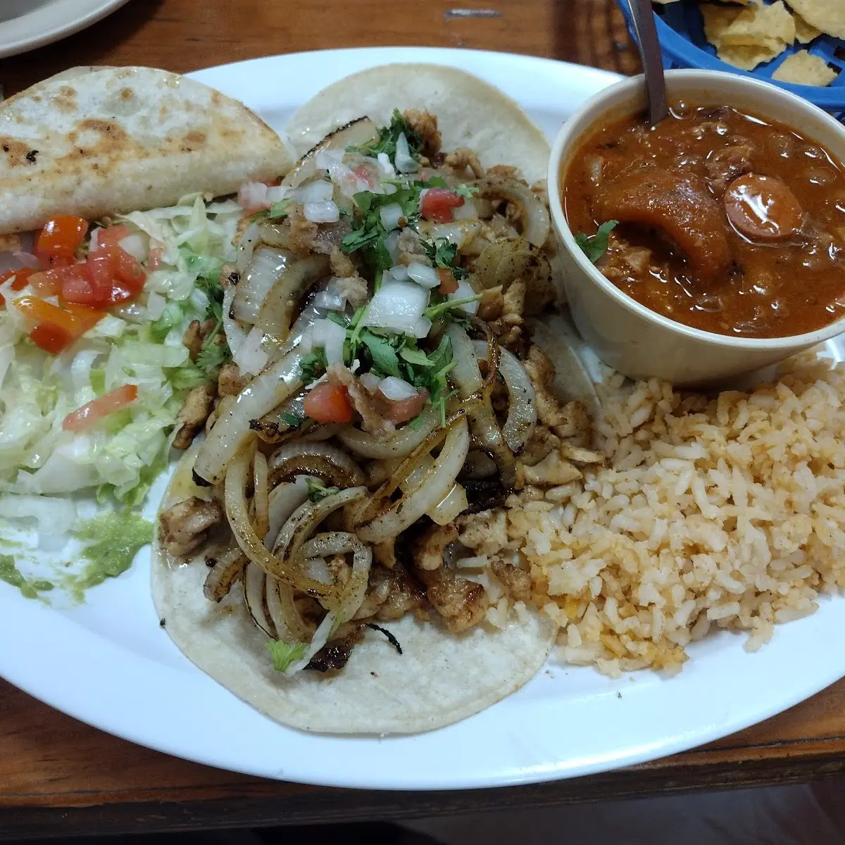 Chicken Tacos Al Carbon