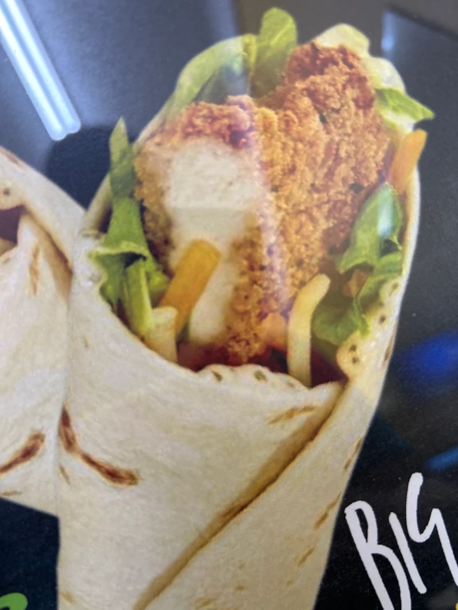 Loaded Chicken Wrap (Meal)