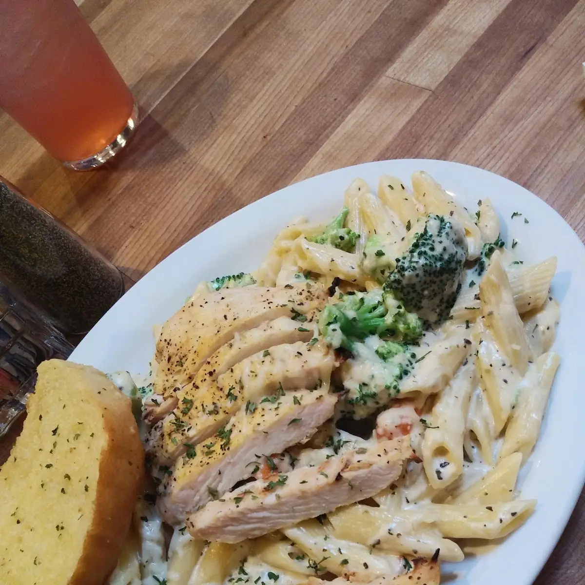 Grilled Chicken Alfredo