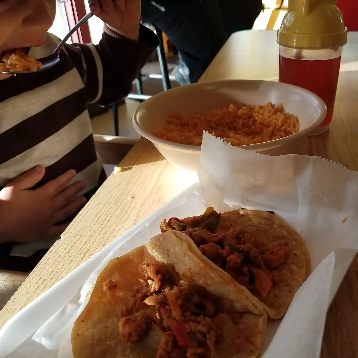 Chicken Tacos & Rice
