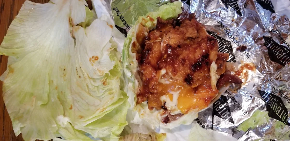 BBQ BC Chicken with Lettuce Wrap, Fatburger Medicine Hat