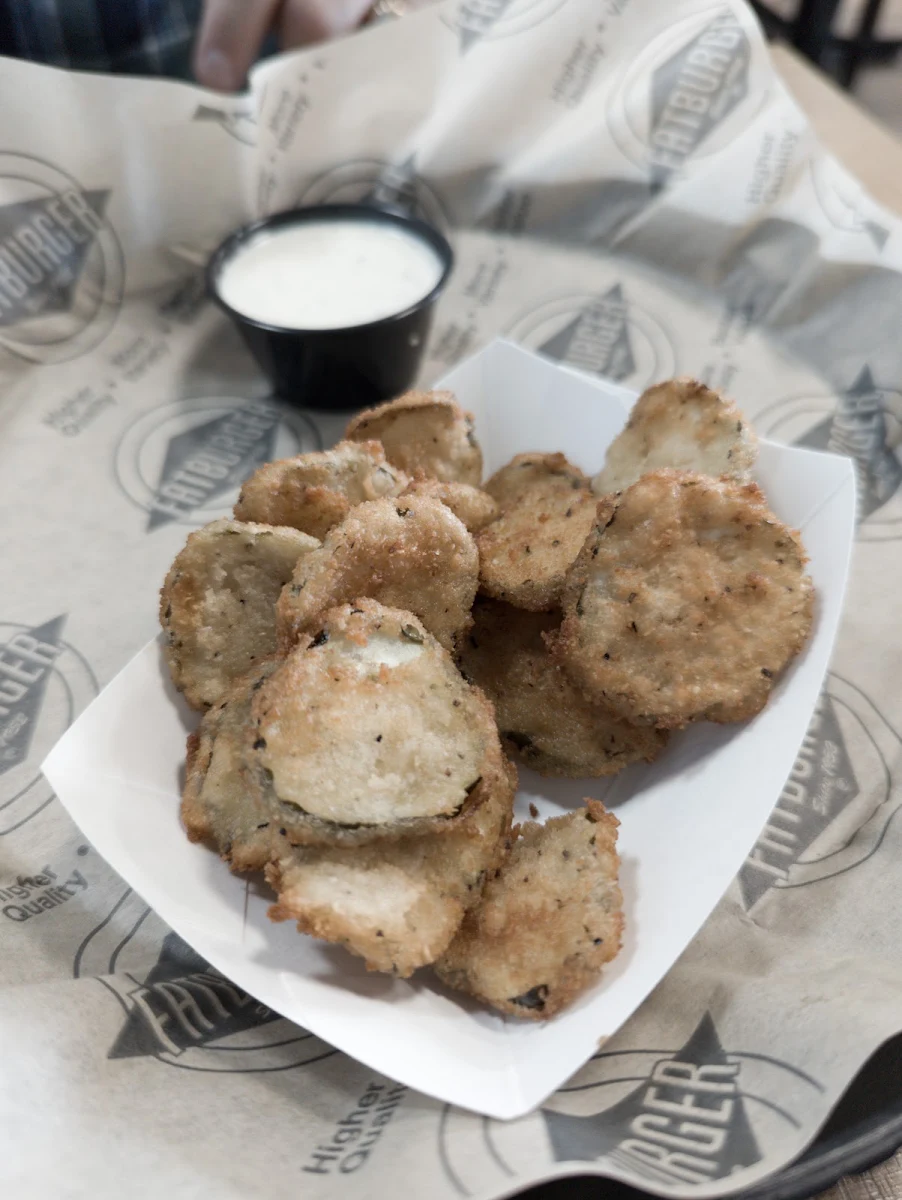 Deep Fried Pickles, Fatburger Medicine Hat