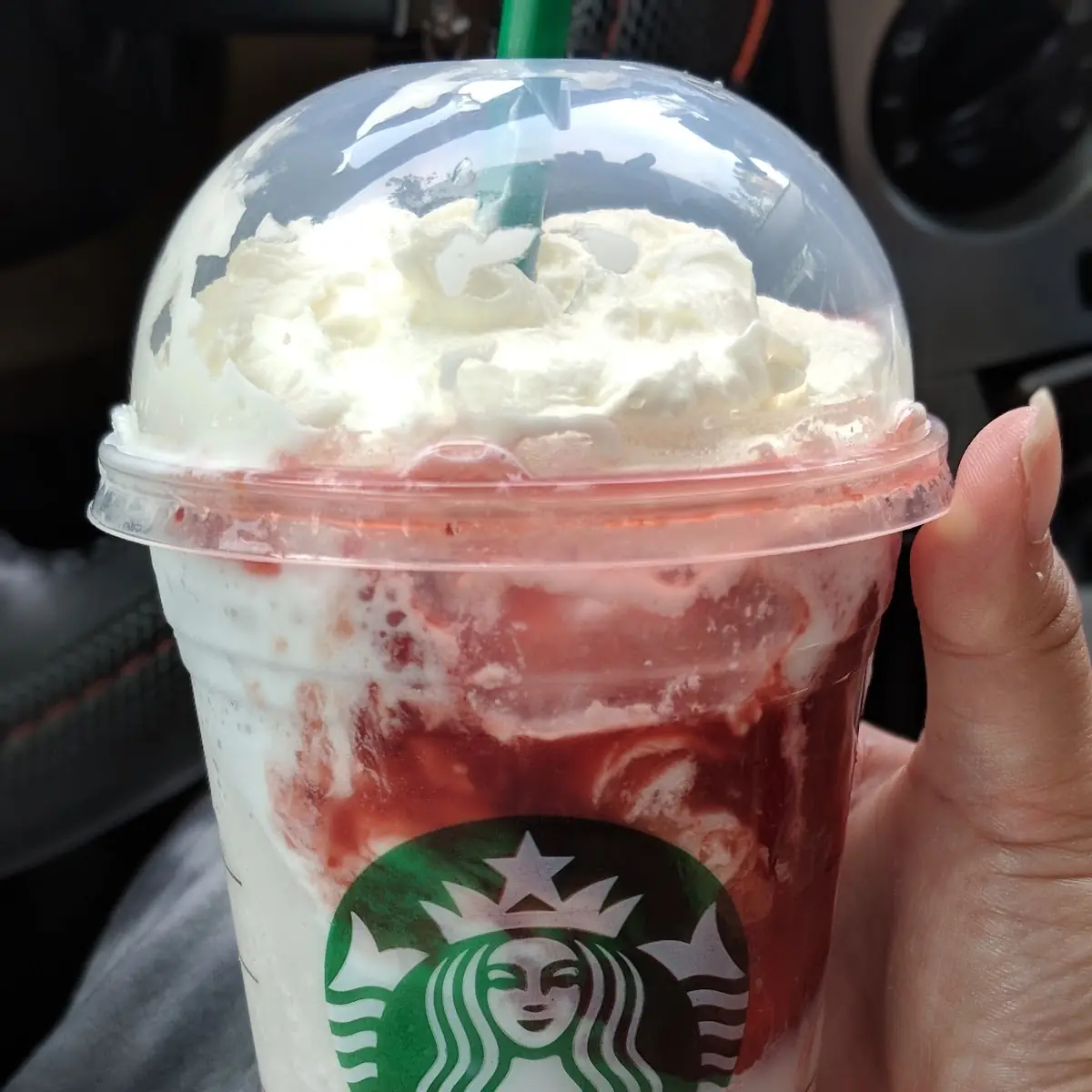 Strawberry Crème Frappuccino Blended Beverage