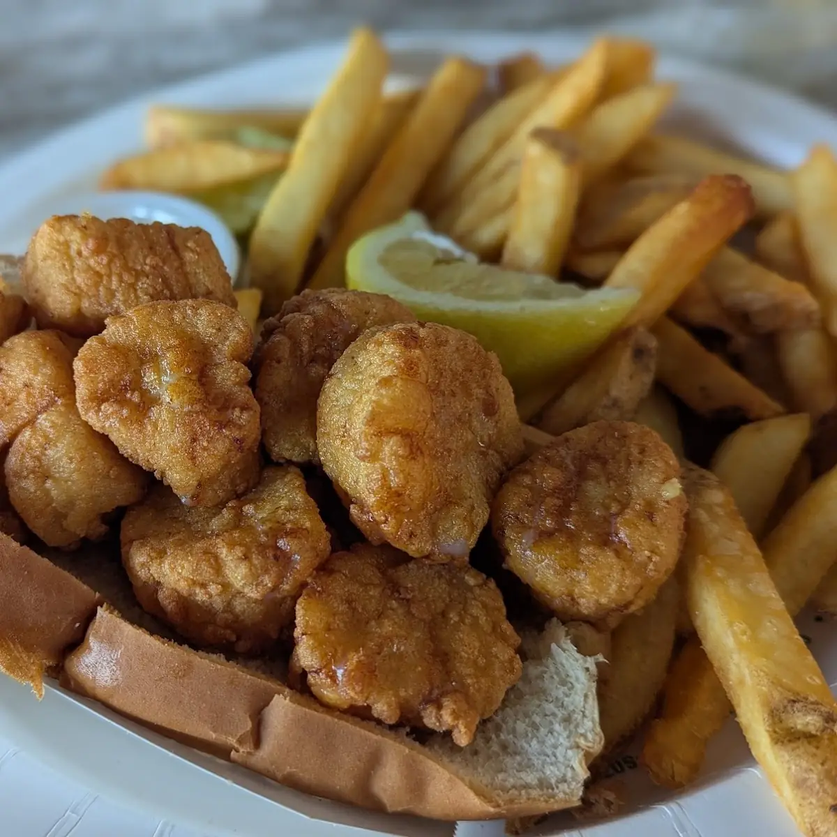 Fried Sea Scallops