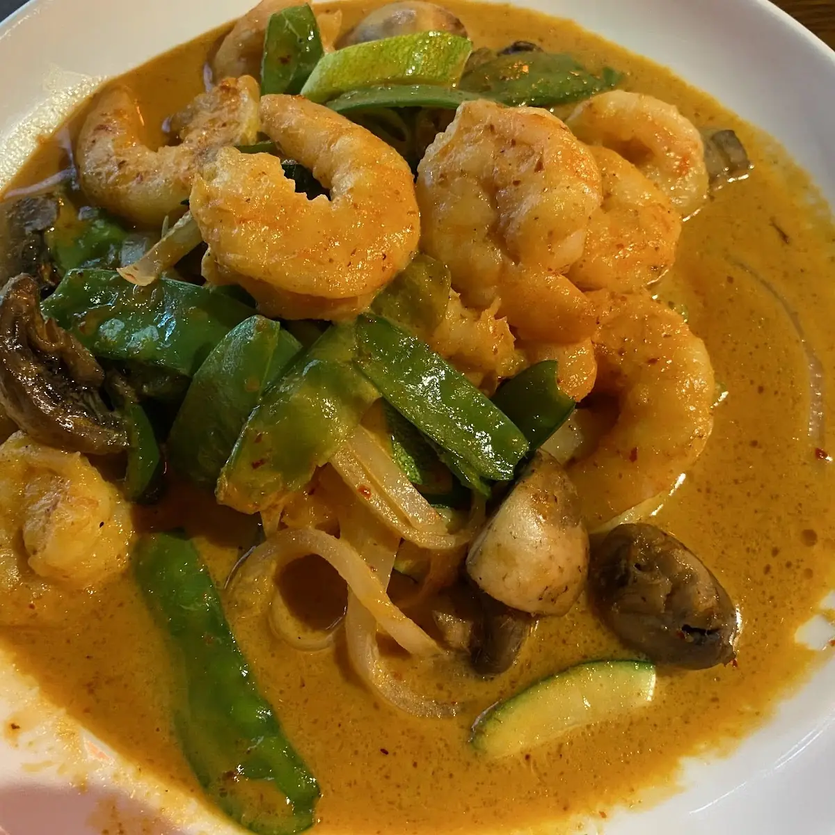 Yellow Curry Shrimp