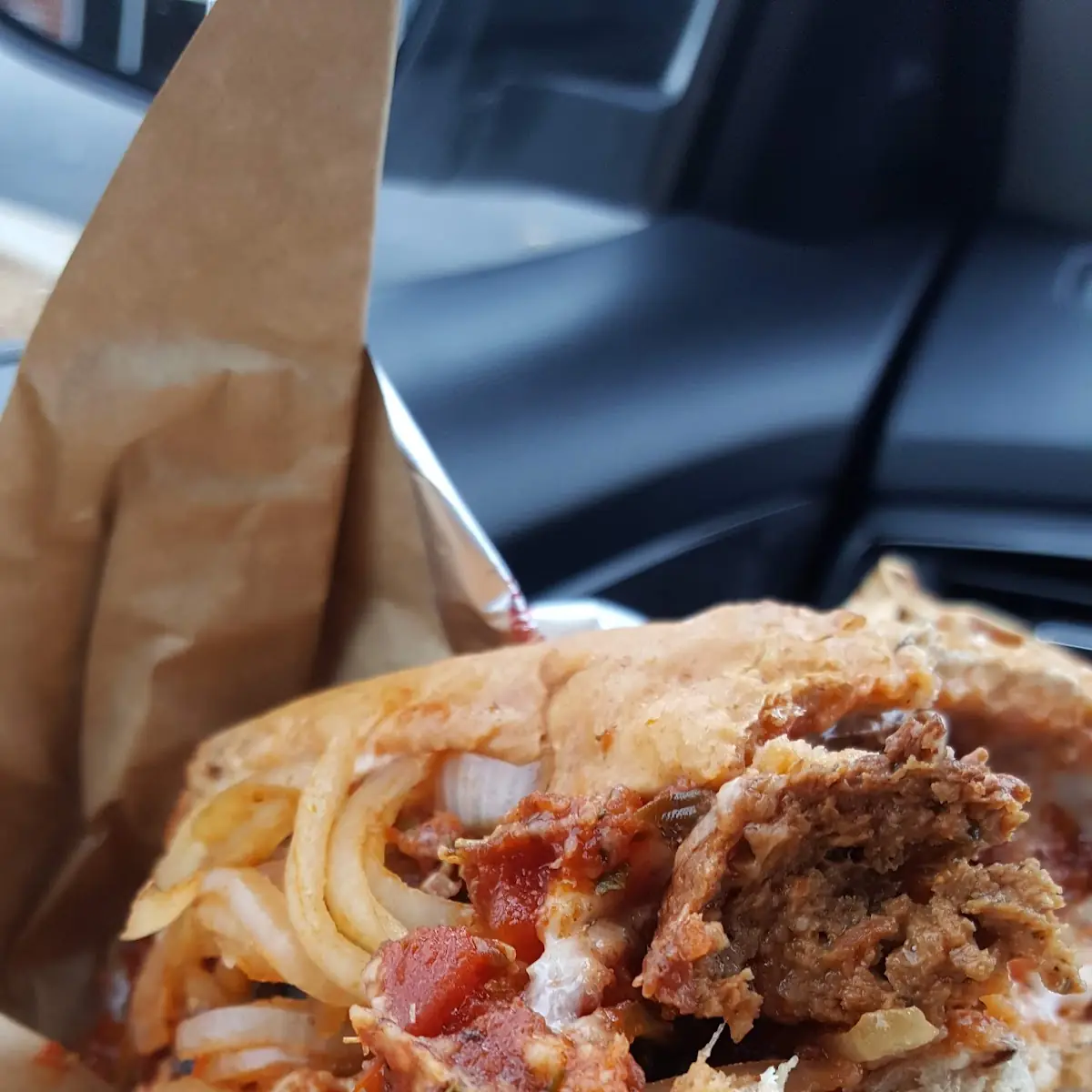 Meatball Sub with Grilled Onions