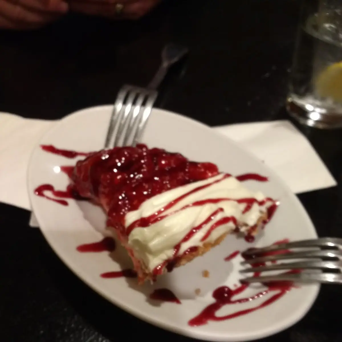 Raspberry Creme Pie