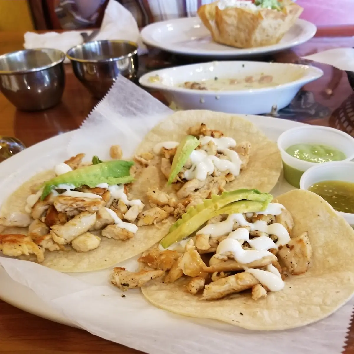 Chicken Avocado Tacos