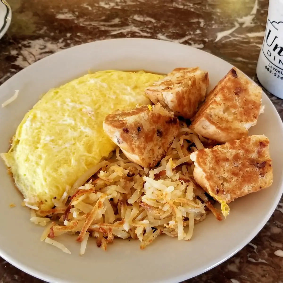 Bacon Jam and Gouda Omlette