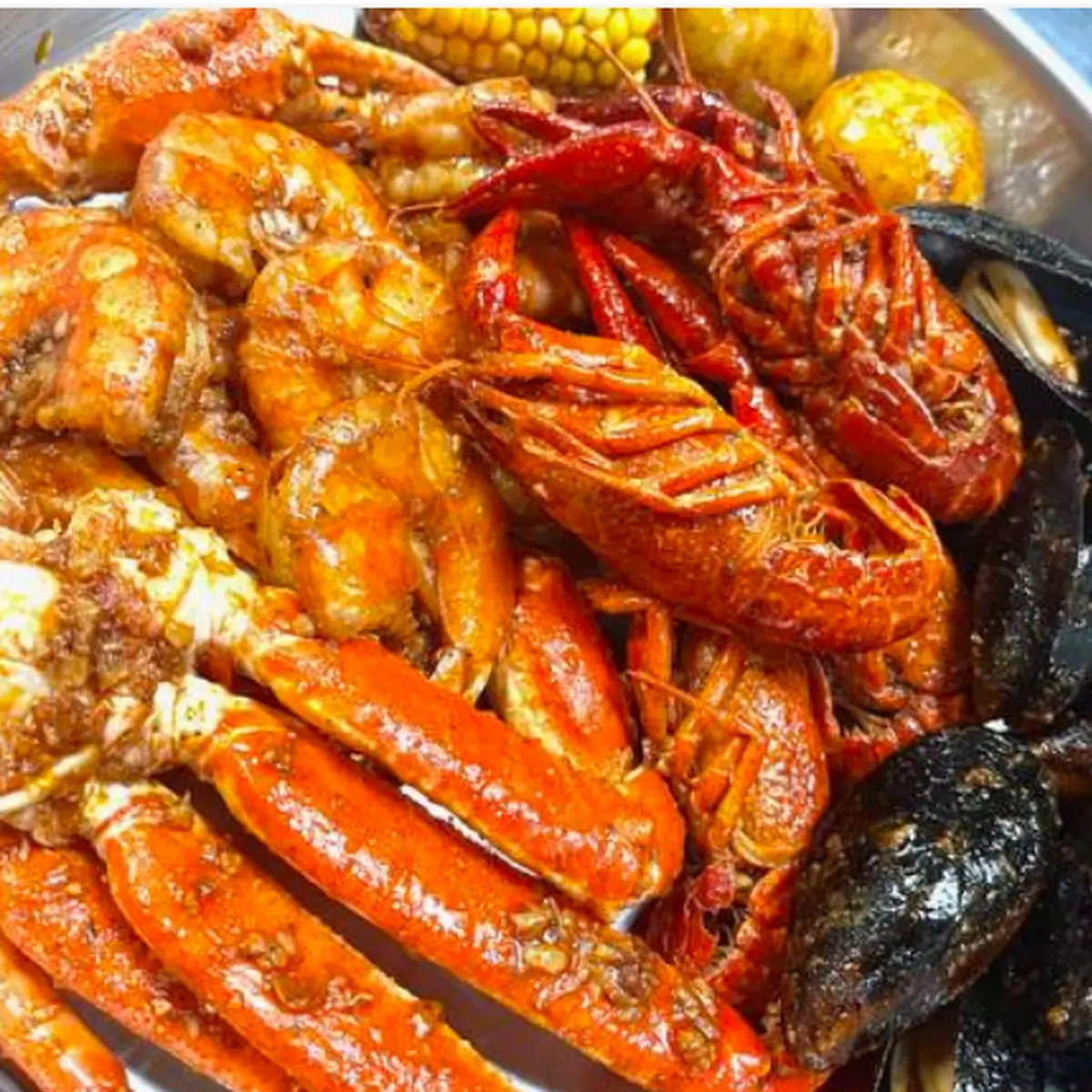 Wings in Seafood Bag