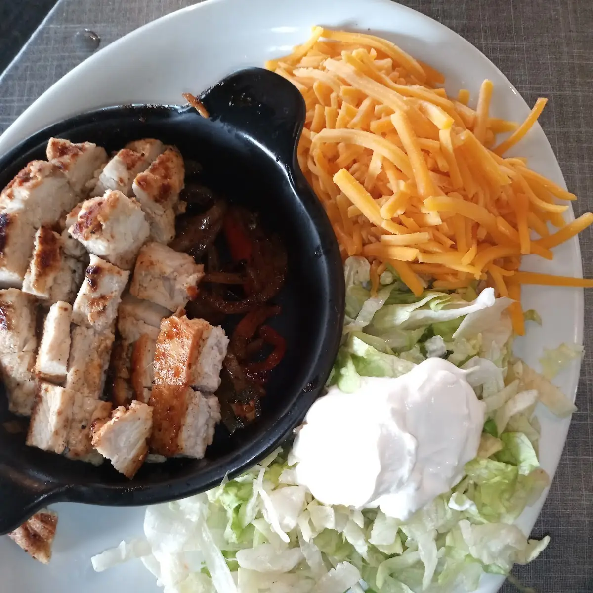 Chicken Fajitas w Out the Shell