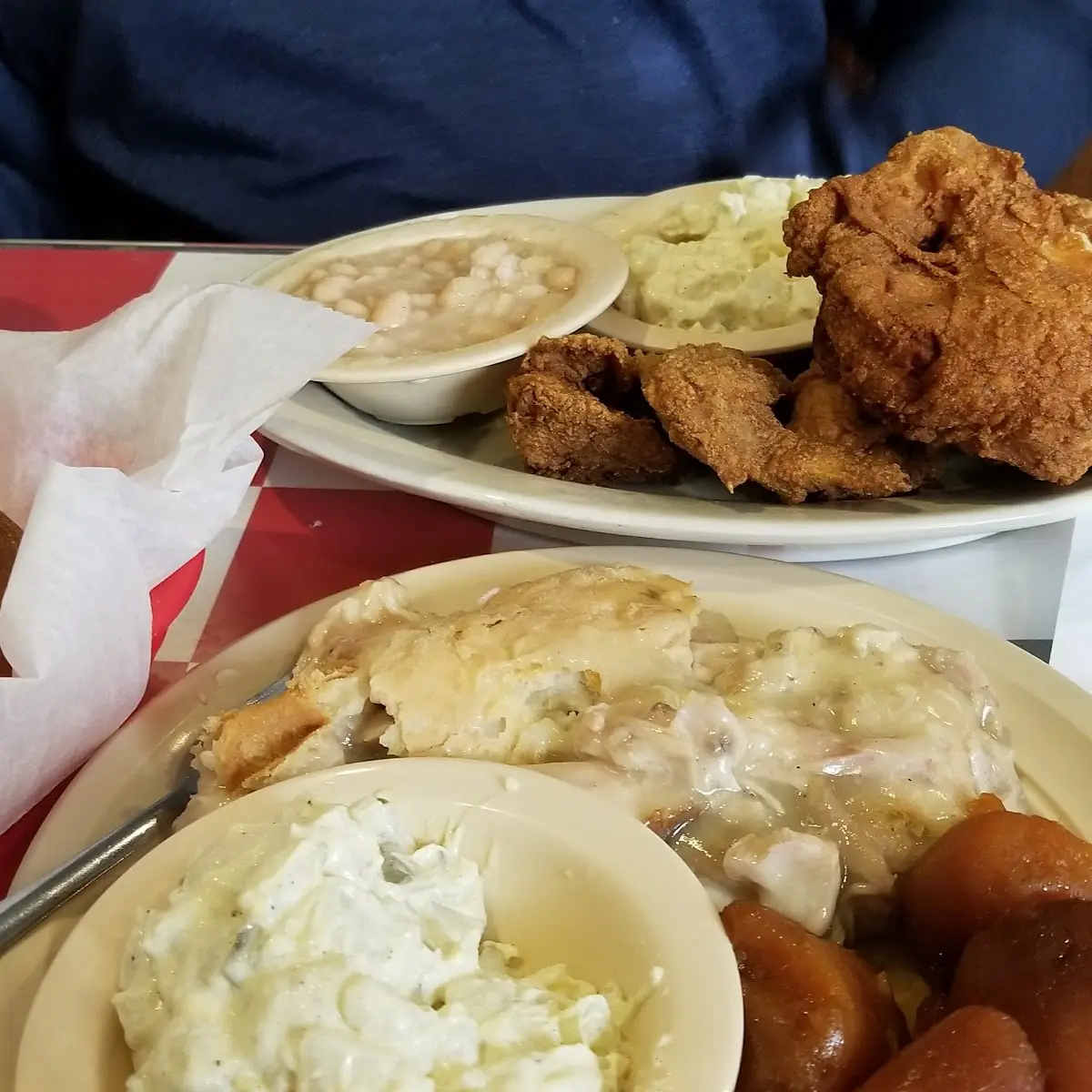 Fried Chicken Potato Salad
