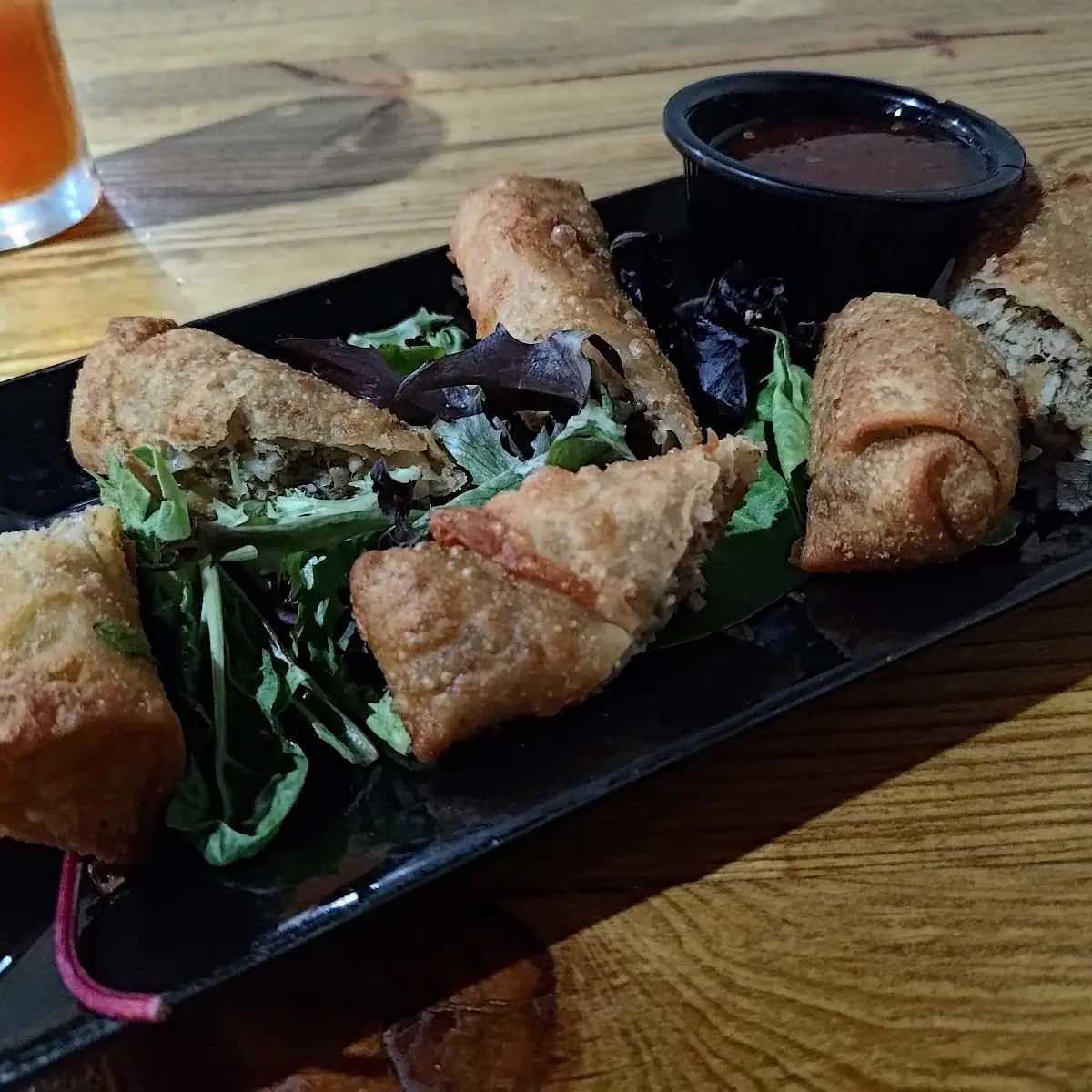 Boudin Egg Rolls