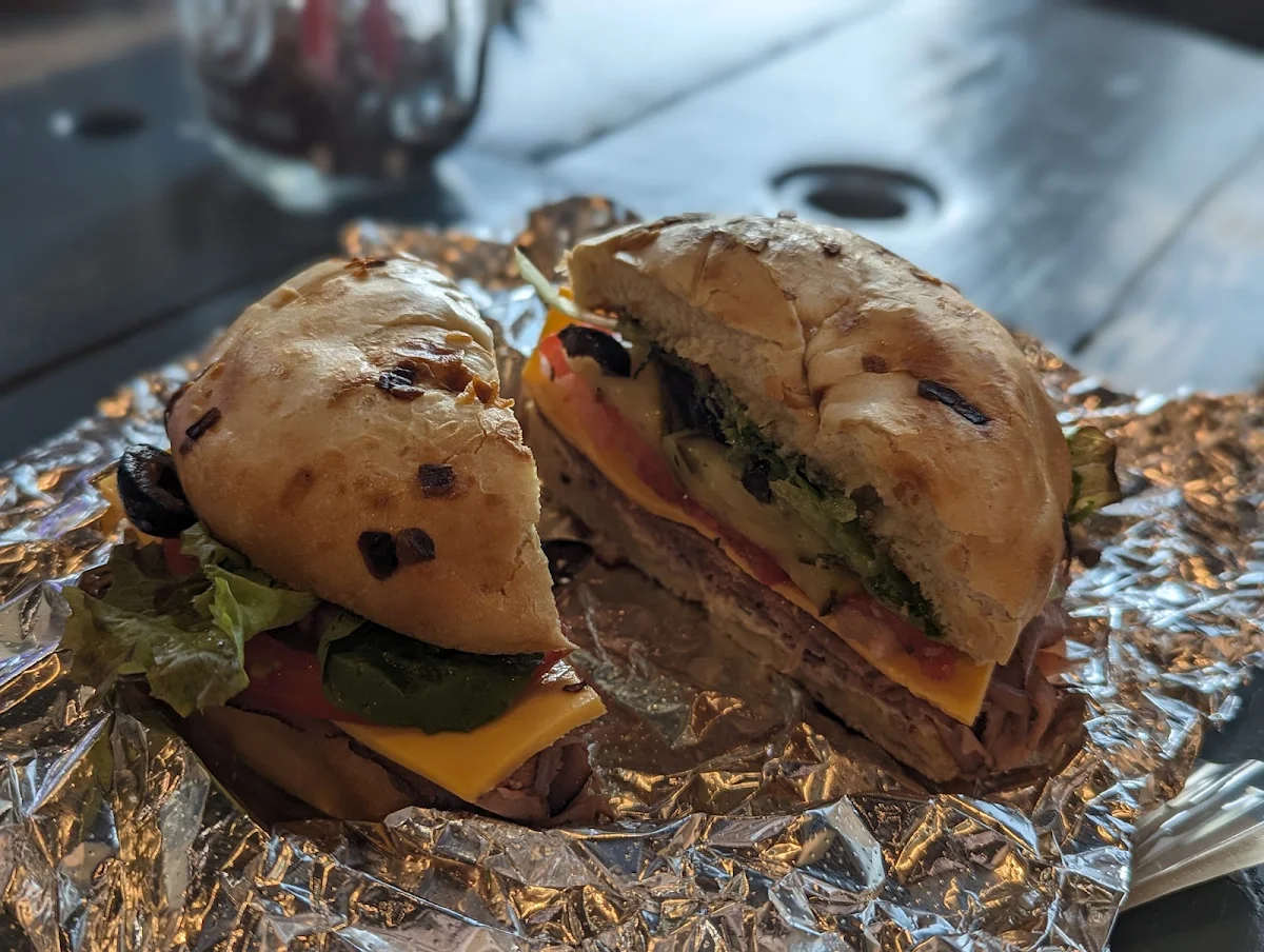 Roast Beef Bagel Sandwich