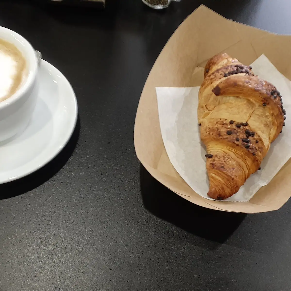 Cappuccino and Croissant
