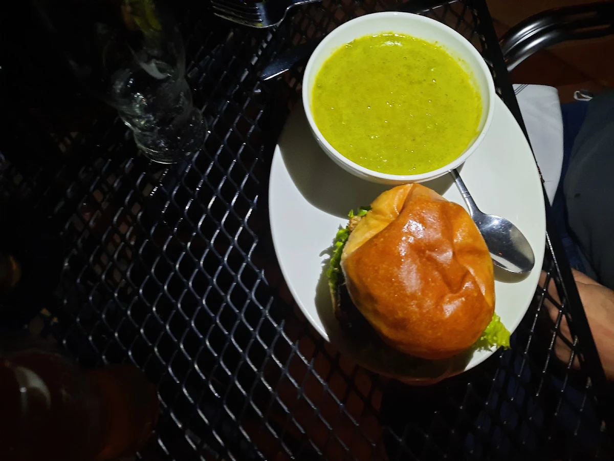 Hamburger and Soup of the Day, Mudtown Station Brewery and Restaurant