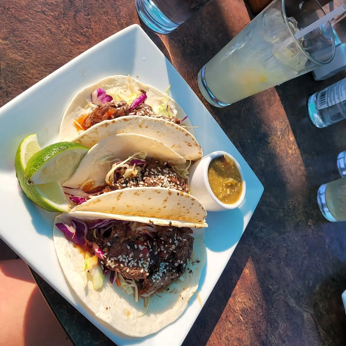 Thai Sesame Steak Tacos
