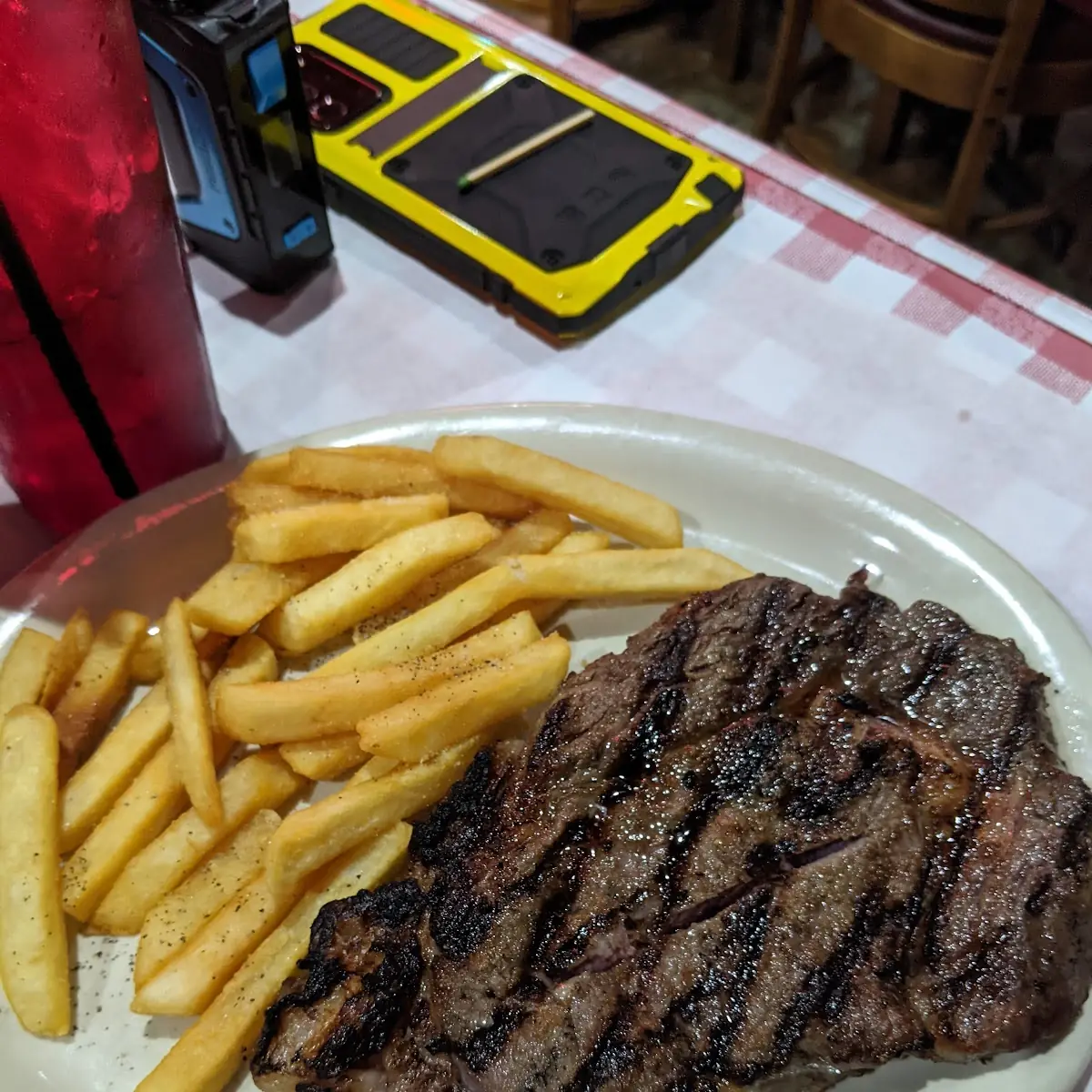 Ribeye Steak and Fries
