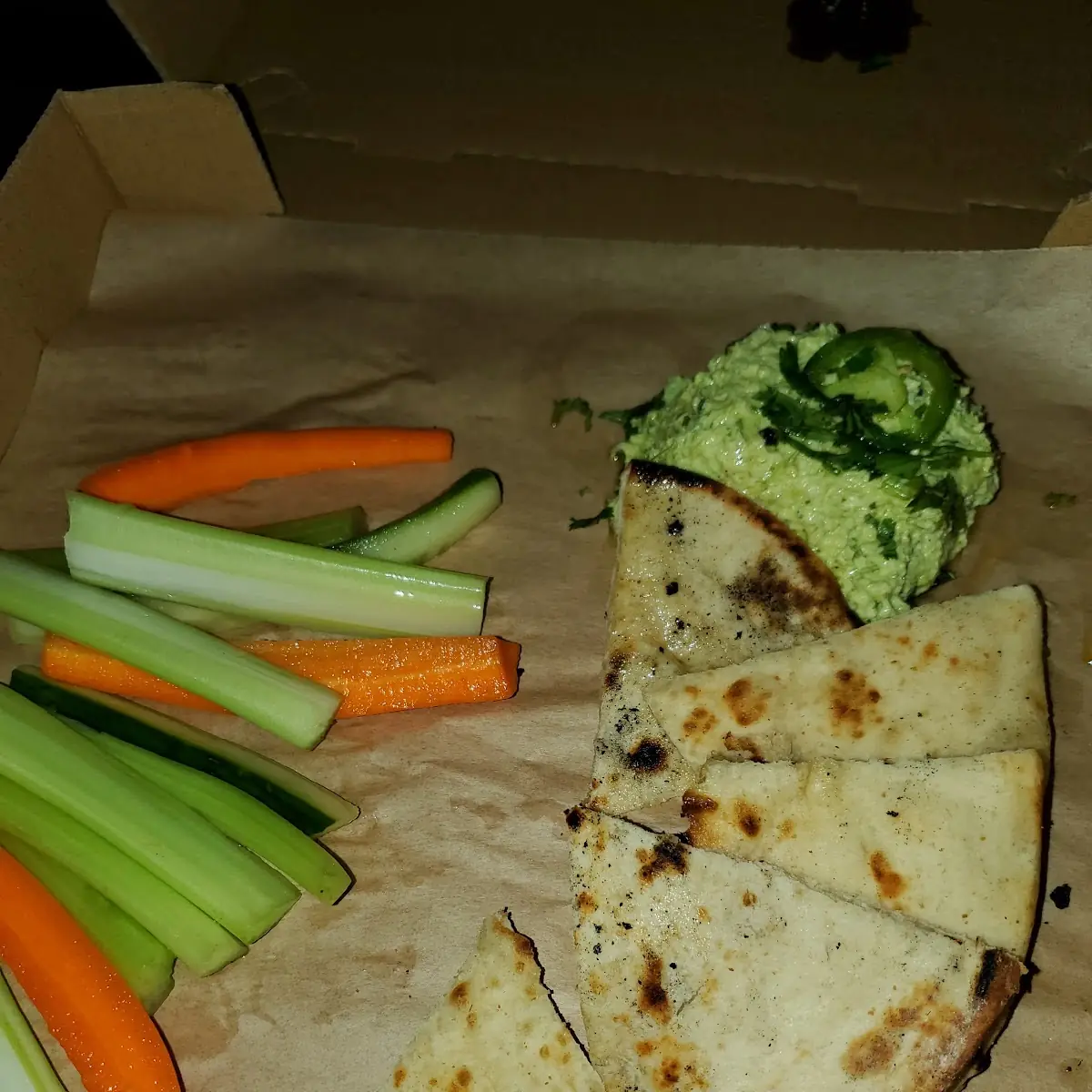 Edamame Hummus Plate