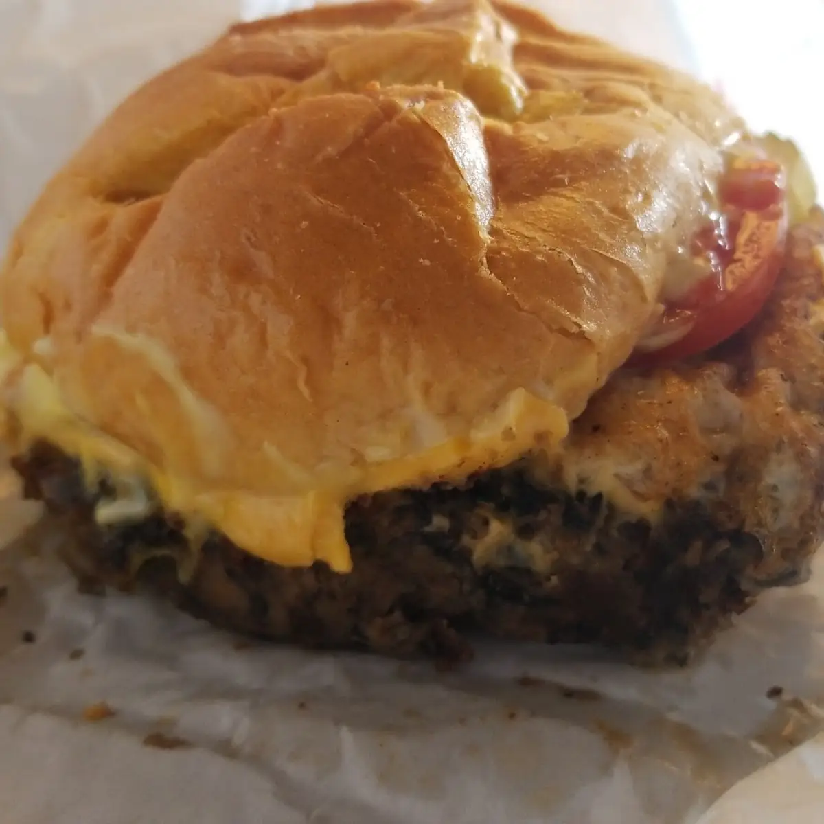 Black Bean Burger with Fried Egg
