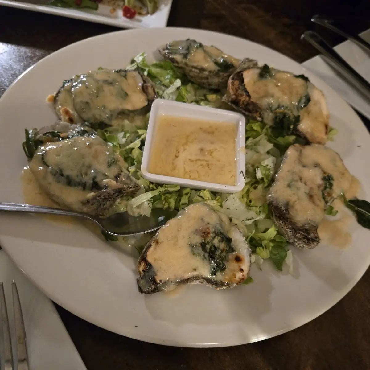 Oysters Rockefeller