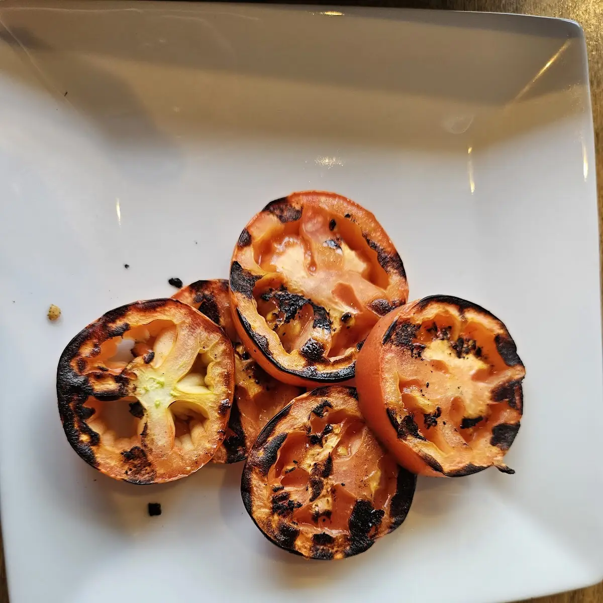 Grilled Tomato Slices