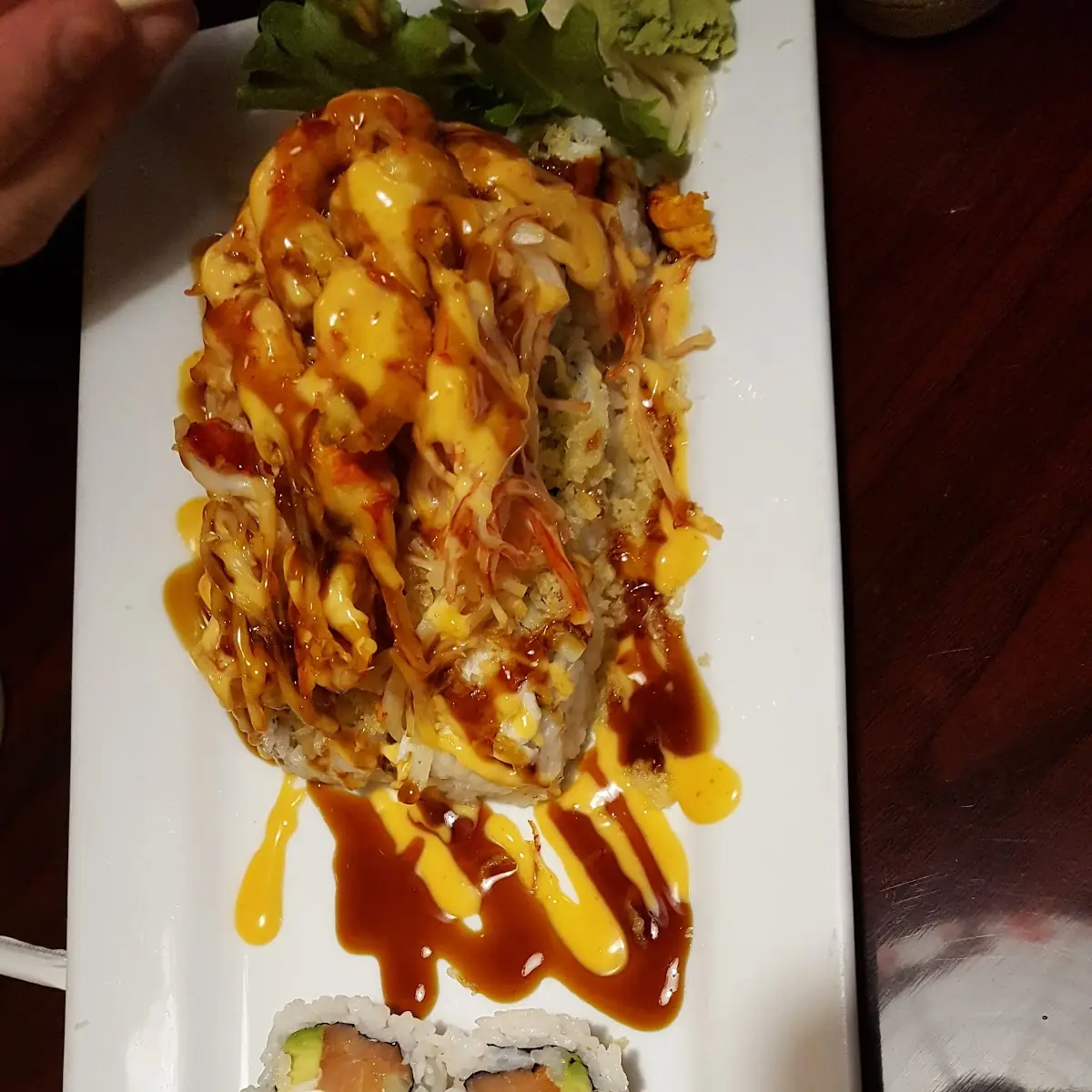 The Philadelphia Roll and Popcorn Lobster Roll