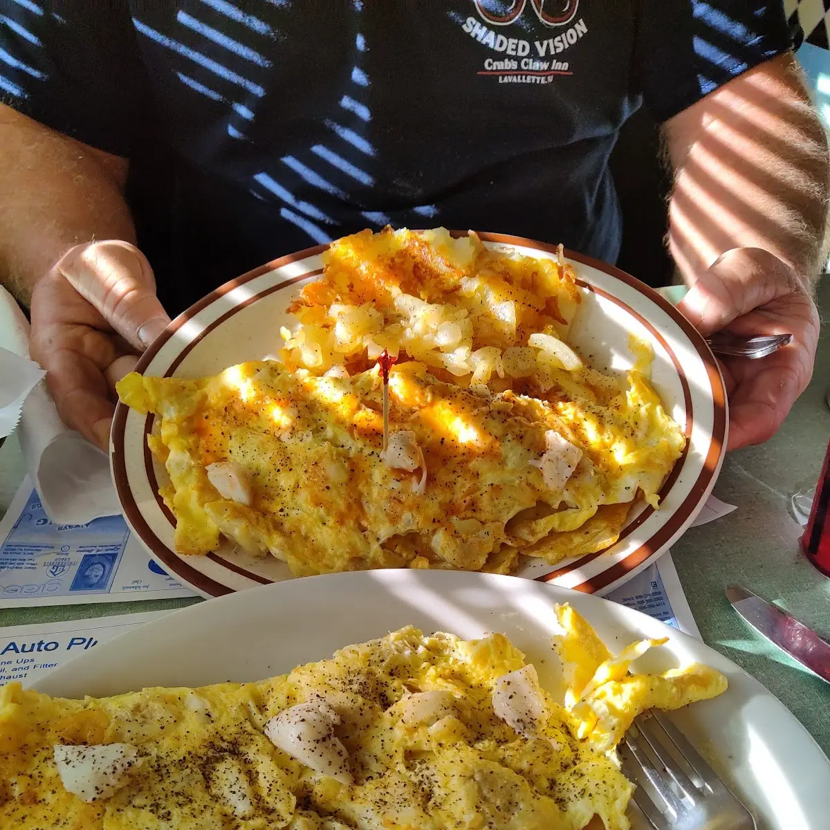 Lump Crab Meat Omelette