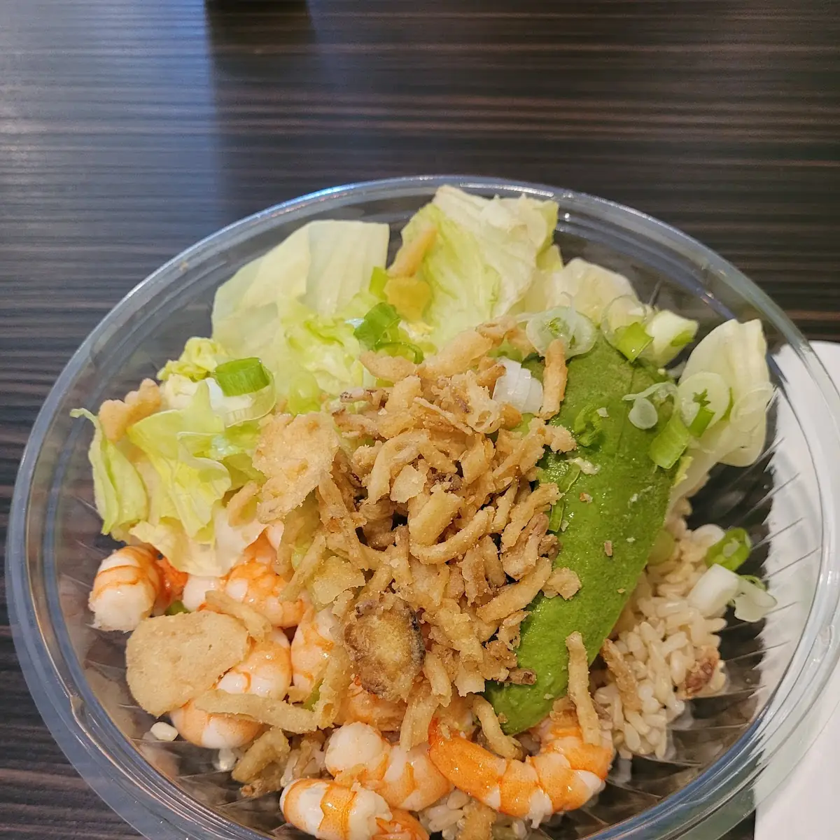Shrimp Avocado Salad with Brown Rice