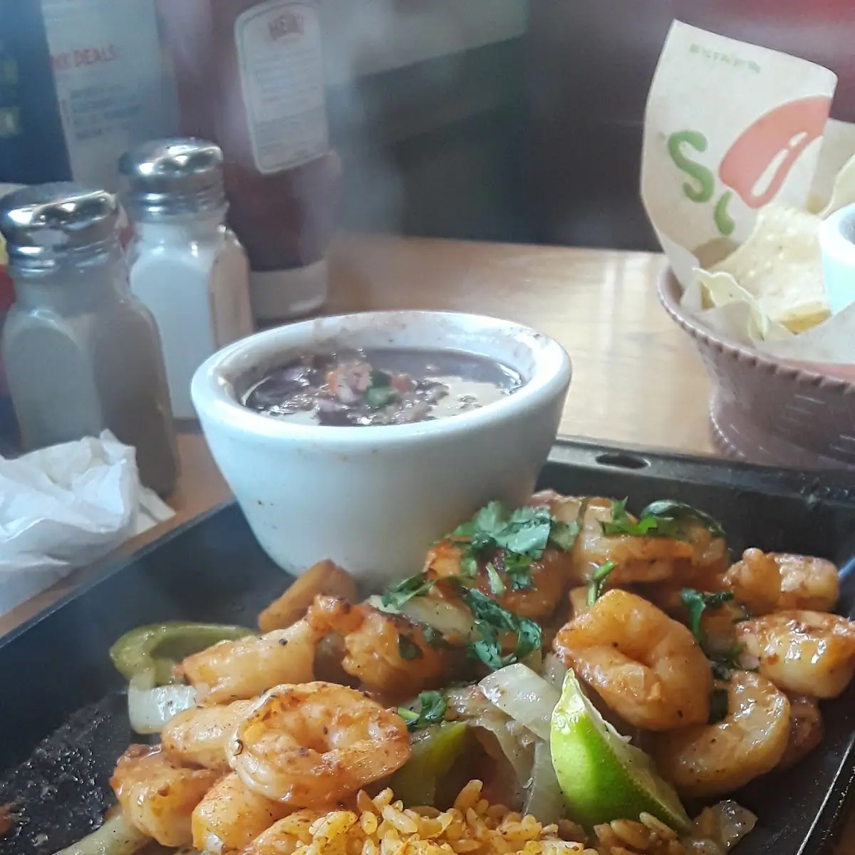 Shrimp Fajitas