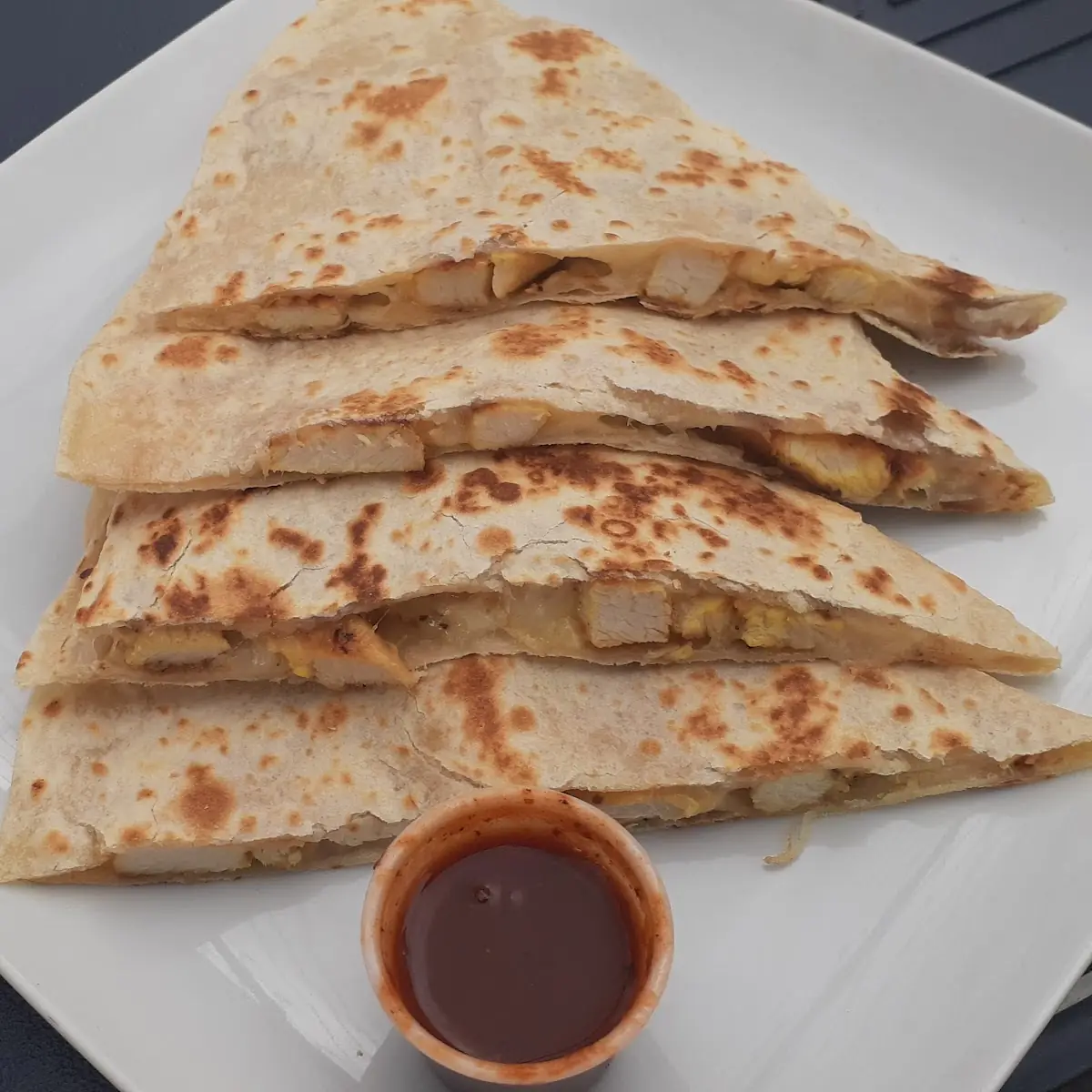 Grilled Chicken Quesadillas