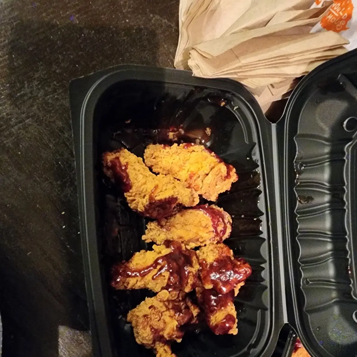 Bone in Wings BBQ Wings