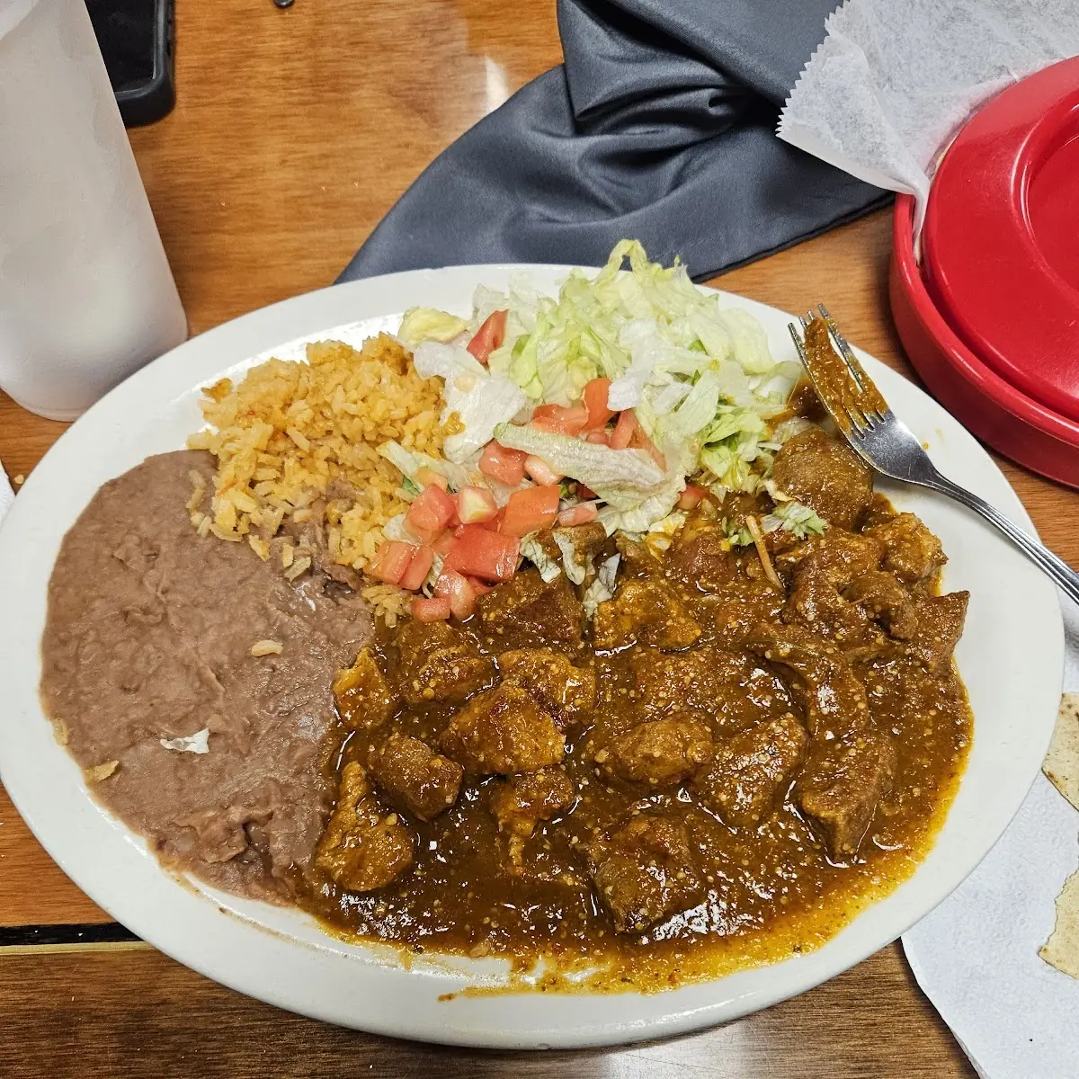 Carne Guisada Stewed Beef Burrito