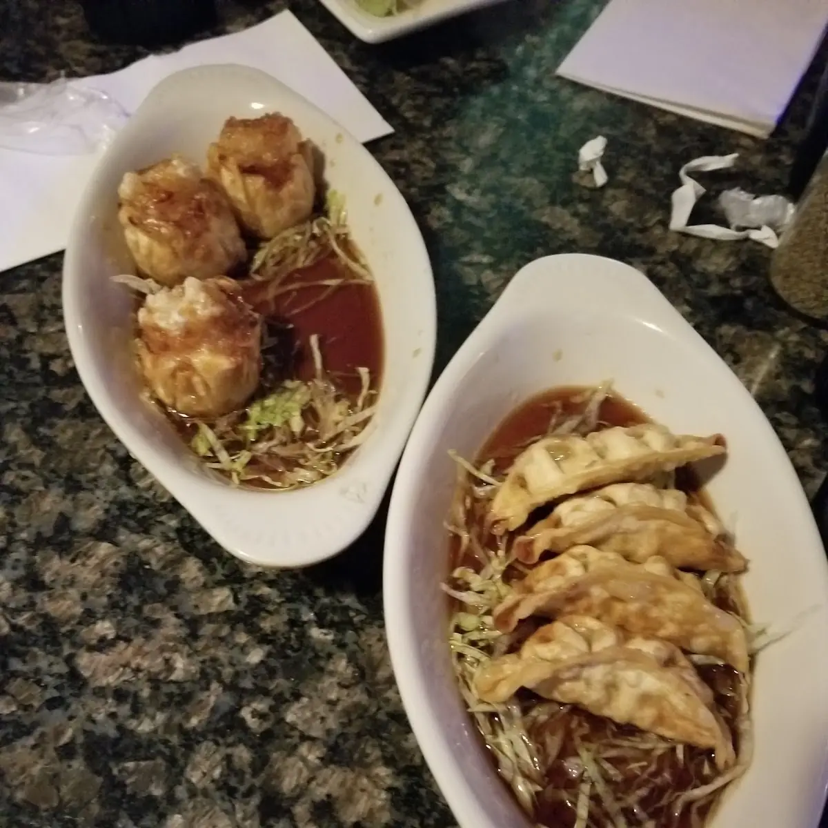 Gyoza and Shumai