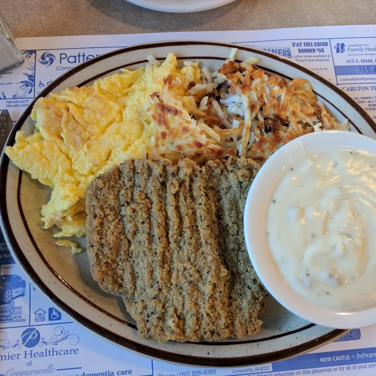 Chicken Fried Steak Breakfast