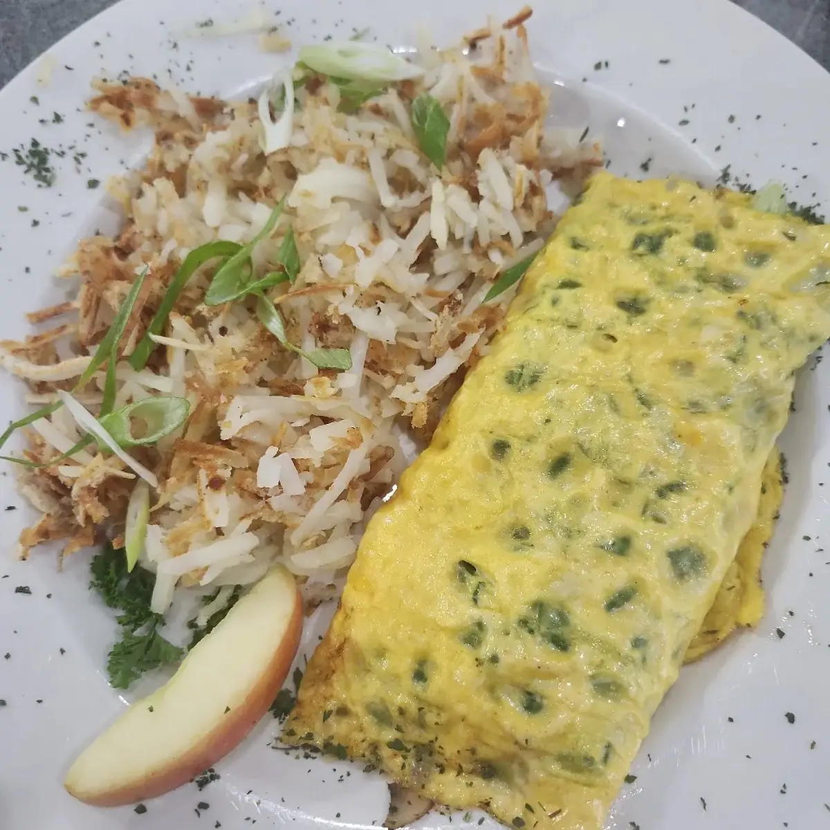 Omelet with Salsa, Sunridge Restaurant