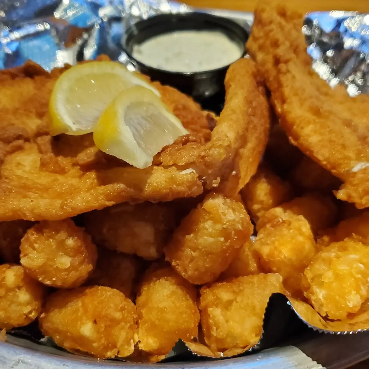 Golden Fried Flounder
