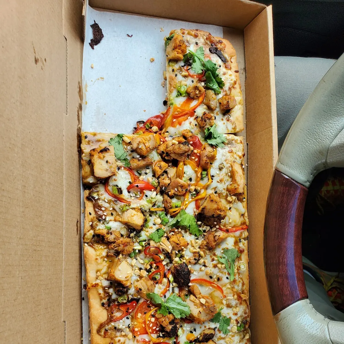Thai Dye on Gluten Free Crust