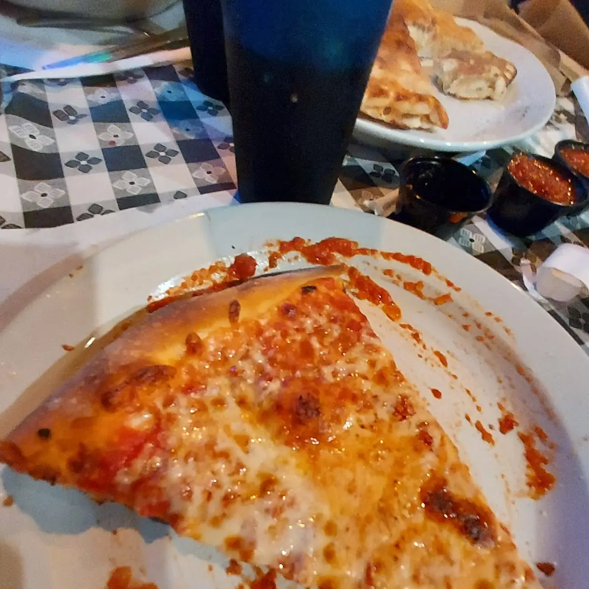 Pizza Slice and Rolls